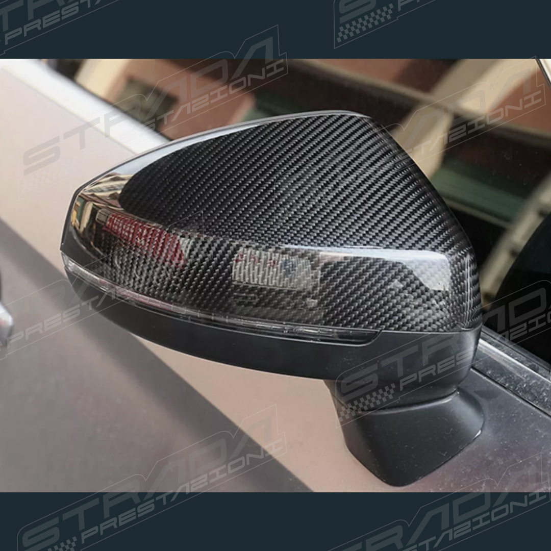 Audi 8V S3/RS3 Wing Mirror Covers in Carbon Fibre