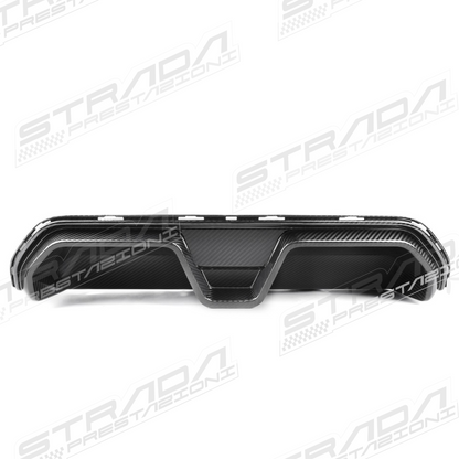 BMW F90 M5 LCI CS Style Rear Diffuser in Pre Preg Carbon Fibre