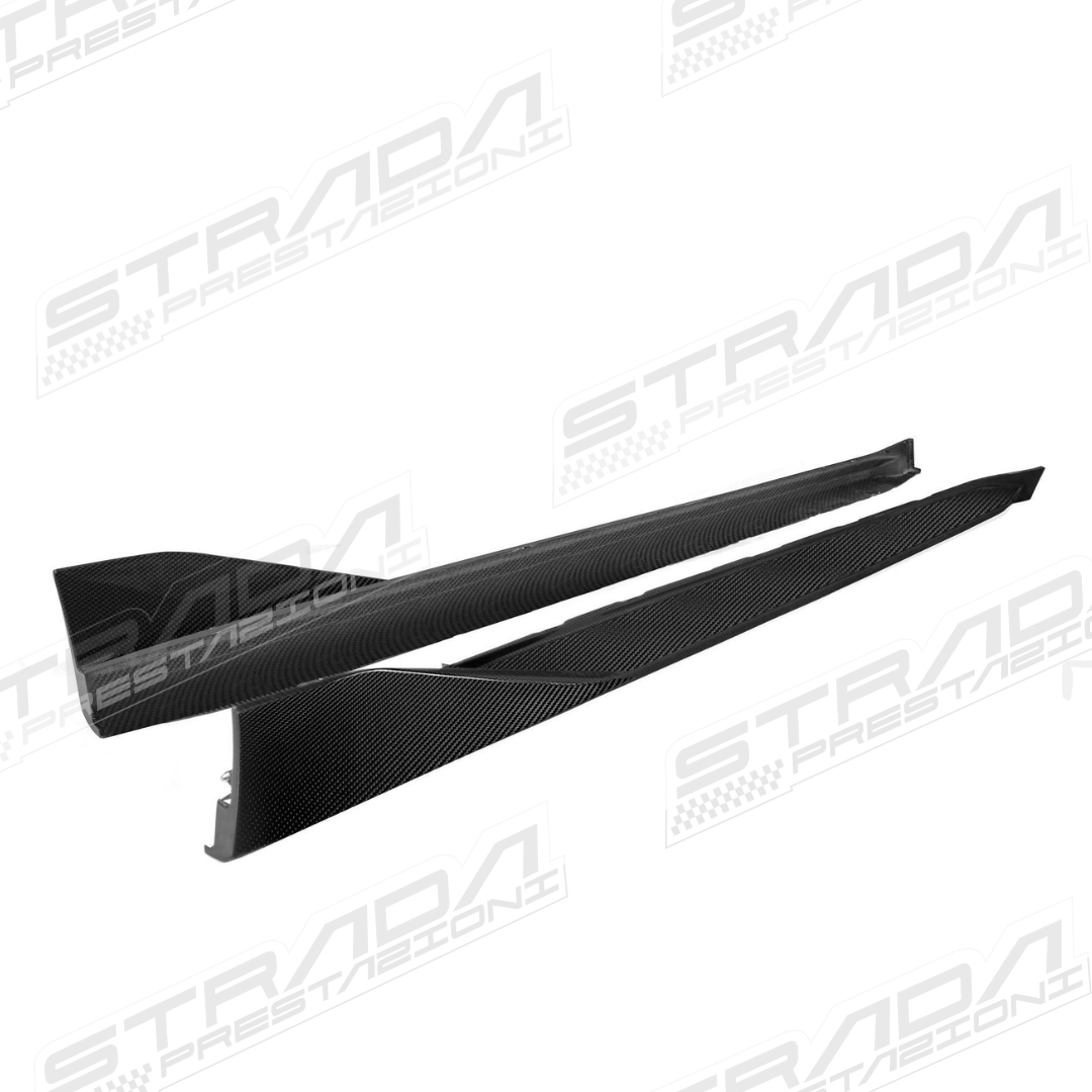 BMW G80 M3 M Performance Style Side Skirts in Pre Preg Carbon Fibre