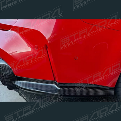 BMW G80 M3 Rear Canards in Carbon Fibre