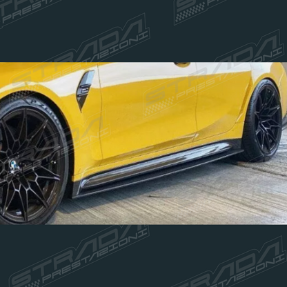 BMW G80 M3 Side Skirts in Carbon Fibre