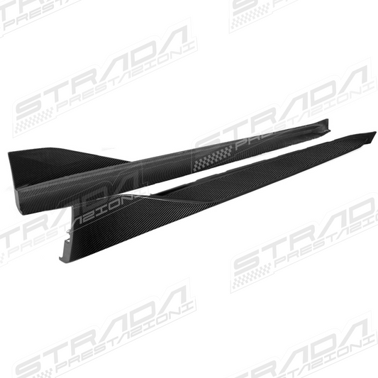 BMW G82/G83 M4 M Performance Style Side Skirts in Pre Preg Carbon Fibre