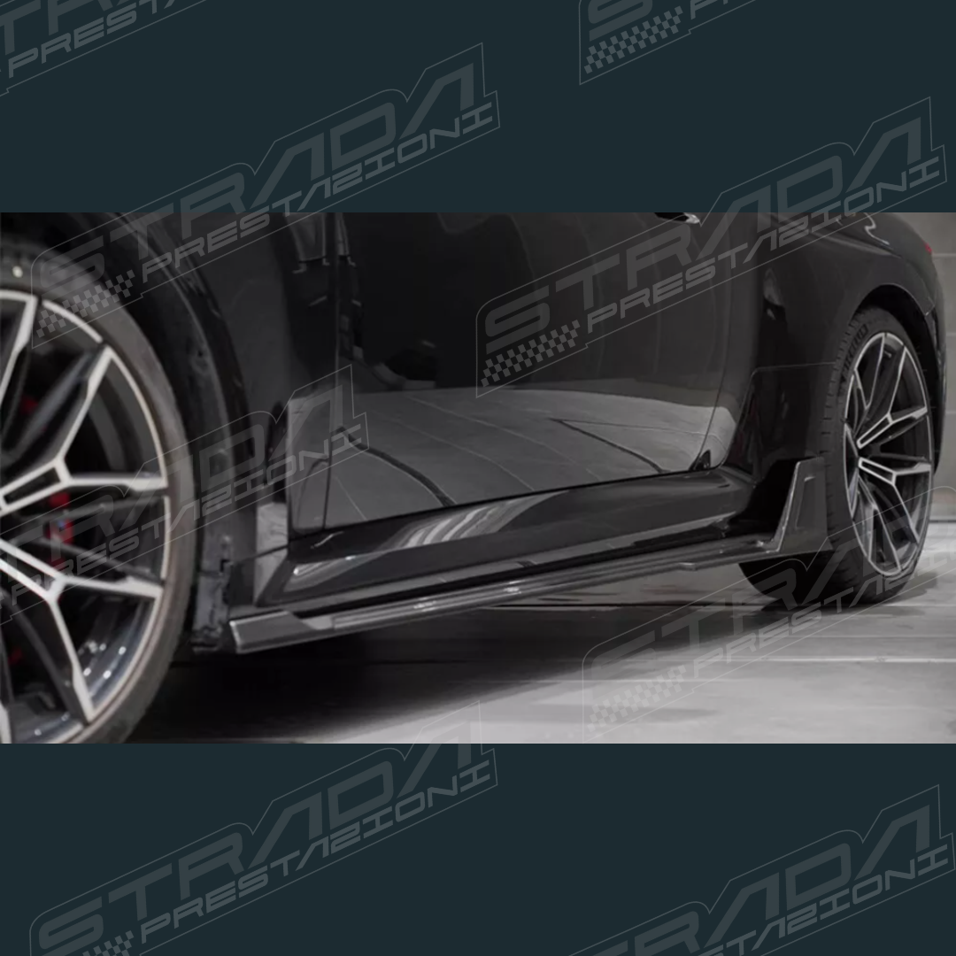 BMW G87 M2 Side Skirts in Carbon Fibre