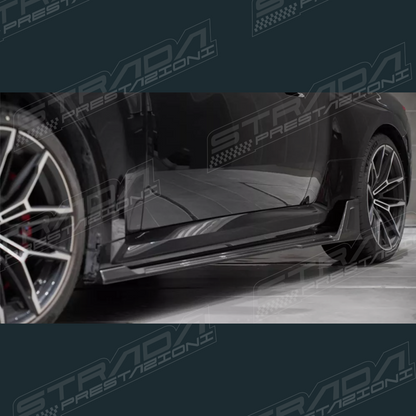 BMW G87 M2 Side Skirts in Carbon Fibre