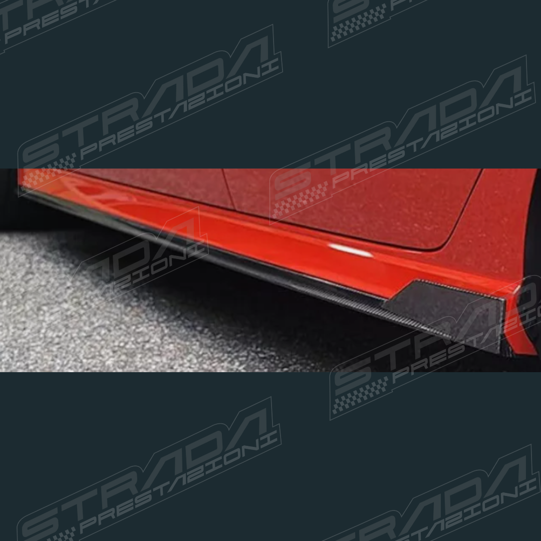 Audi 8V RS3 Side Skirts in Carbon Fibre - Saloon