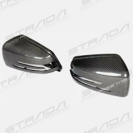 Mercedes W204 C63 AMG Wing Mirror Covers in Carbon Fibre