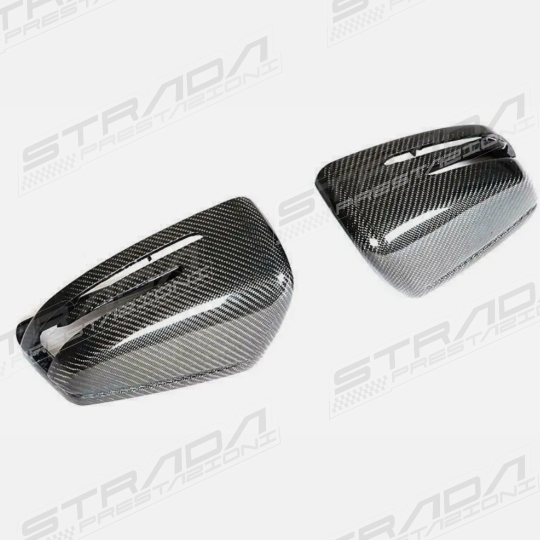 Mercedes W204 C63 AMG Wing Mirror Covers in Carbon Fibre