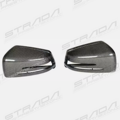 Mercedes W204 C63 AMG Wing Mirror Covers in Carbon Fibre