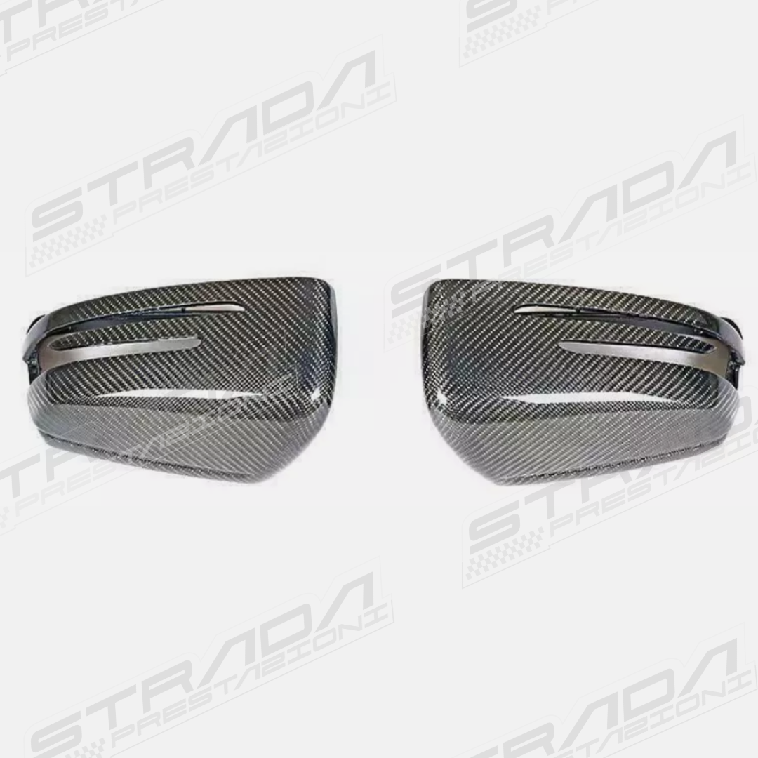 Mercedes W204 C63 AMG Wing Mirror Covers in Carbon Fibre