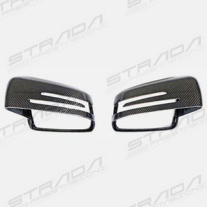 Mercedes W204 C63 AMG Wing Mirror Covers in Carbon Fibre